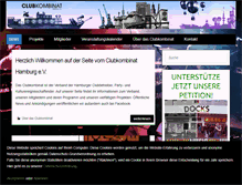 Tablet Screenshot of clubkombinat.de